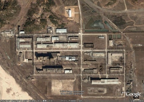 北朝鮮　寧辺の核燃料備蓄施設群