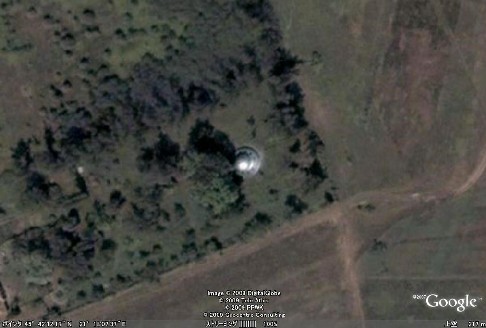 グーグルアース発見　UFO画像・ルーマニア